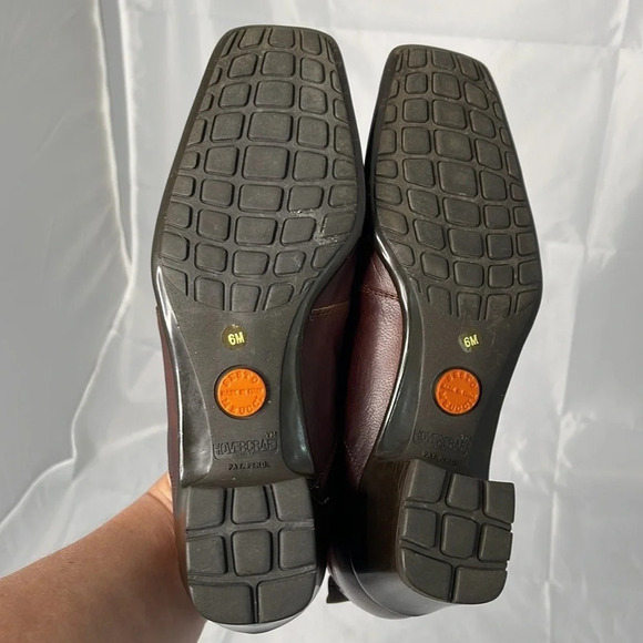 SESTO MEUCCI 2 Tone Italian Leather Bootie Nutmeg Hovercraft Sole Funky Size 6 - Picture 7 of 12